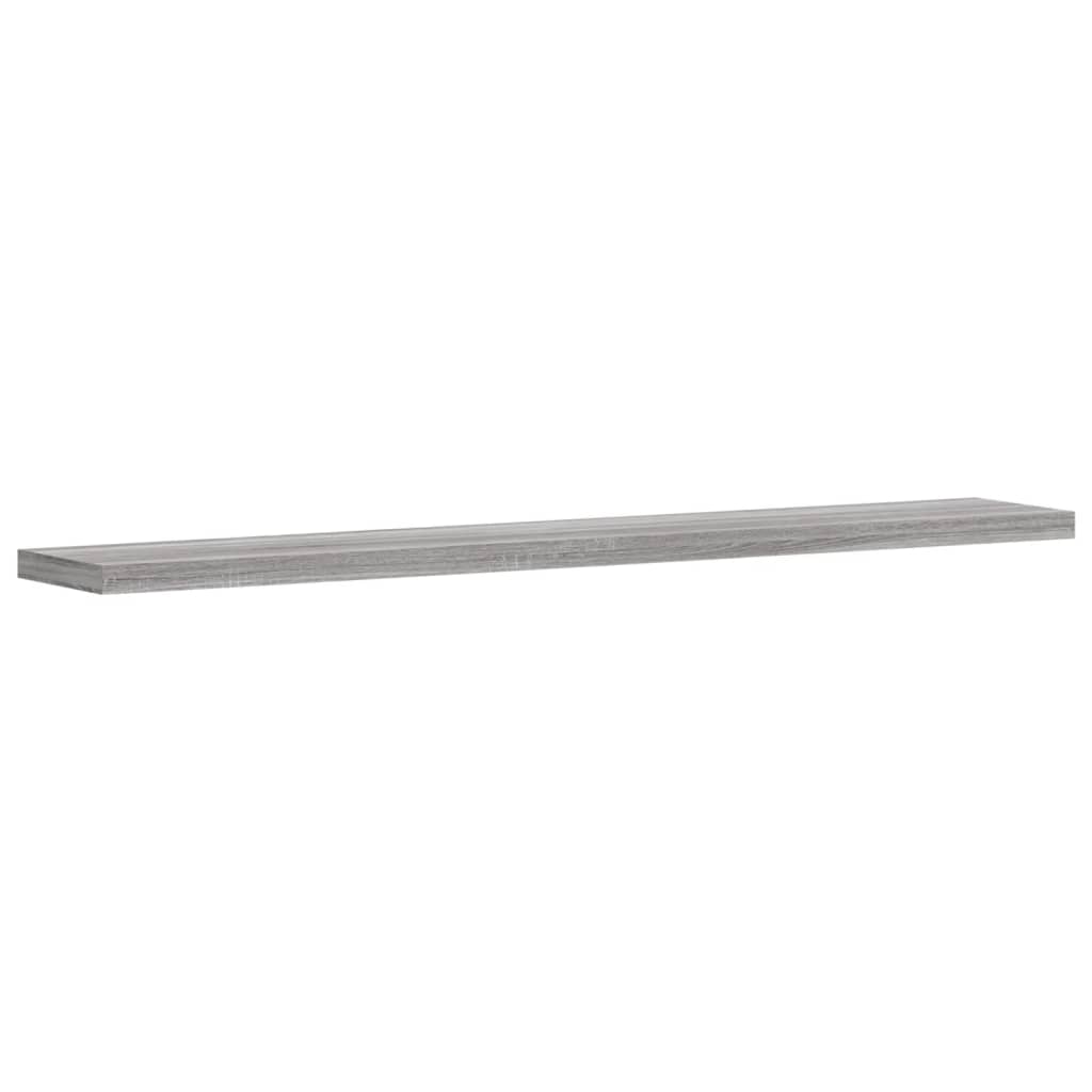 vidaXL Vägghyllor 4 st grå sonoma 60x10x1,5 cm konstruerat trä