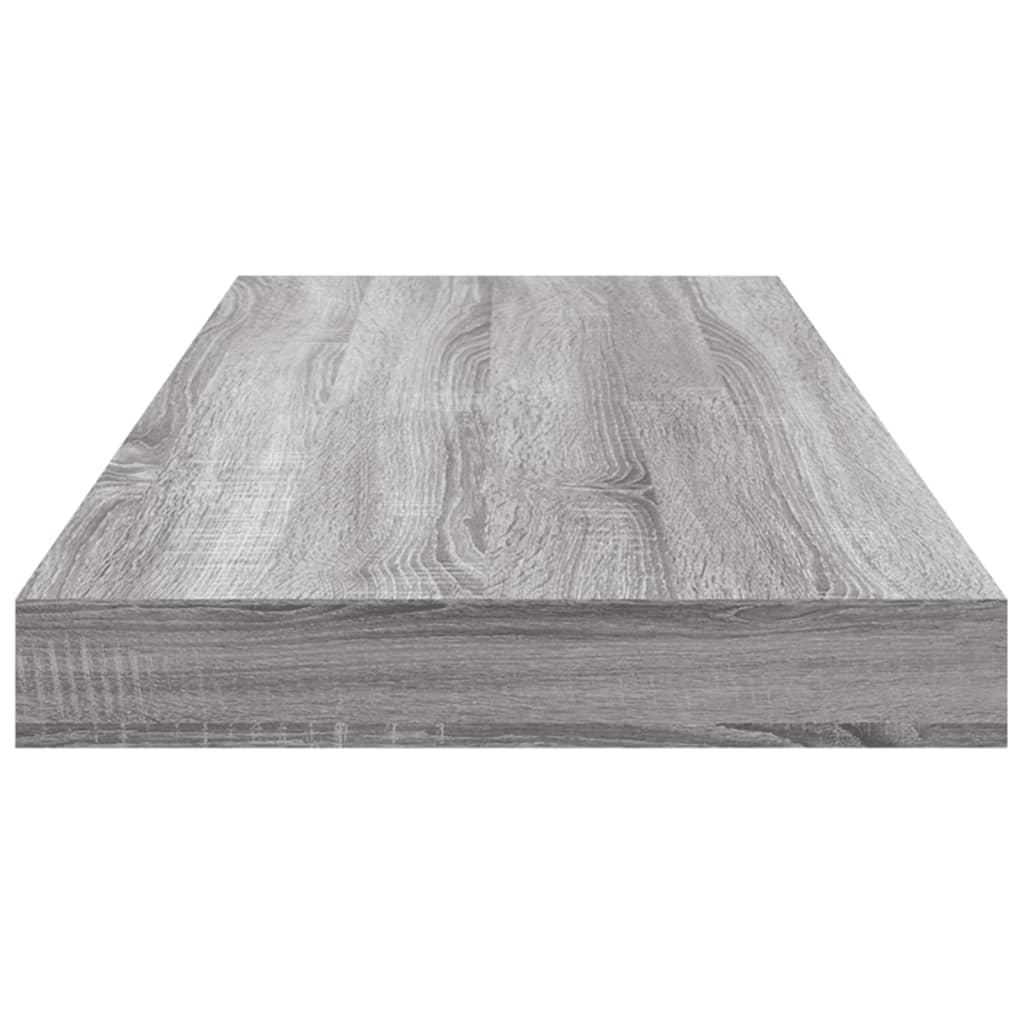 vidaXL Vägghyllor 4 st grå sonoma 60x10x1,5 cm konstruerat trä