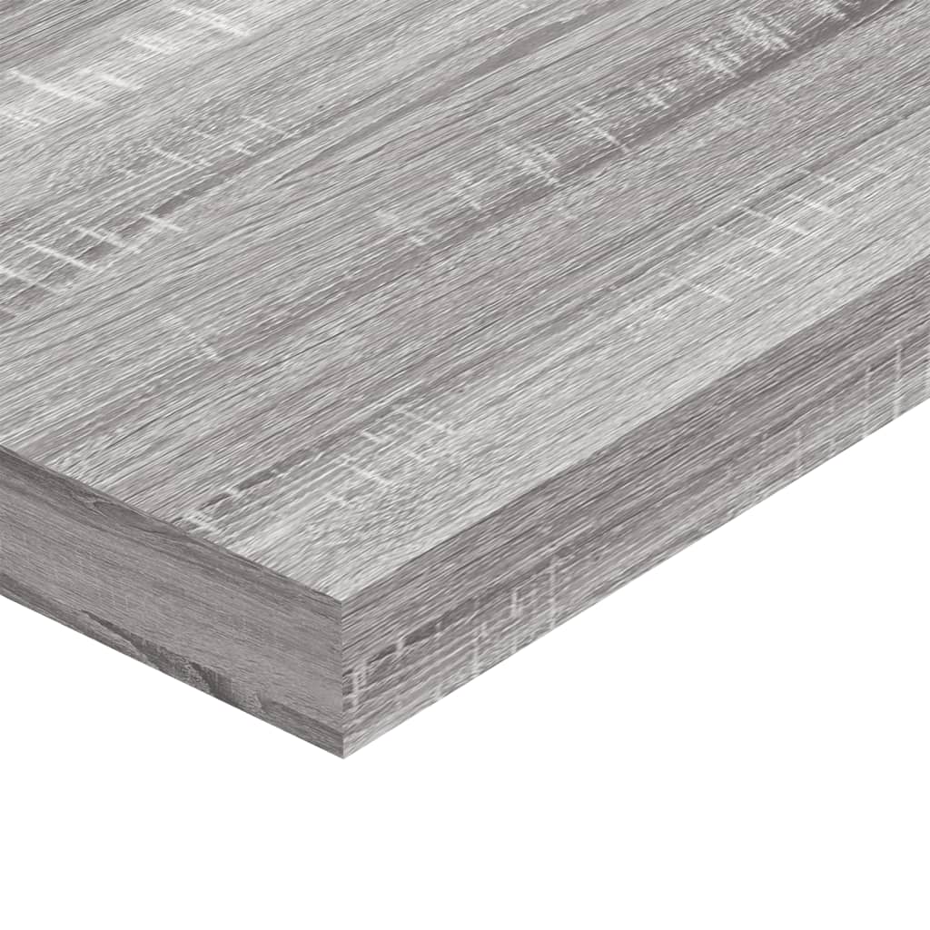 vidaXL Vägghyllor 4 st grå sonoma 60x10x1,5 cm konstruerat trä