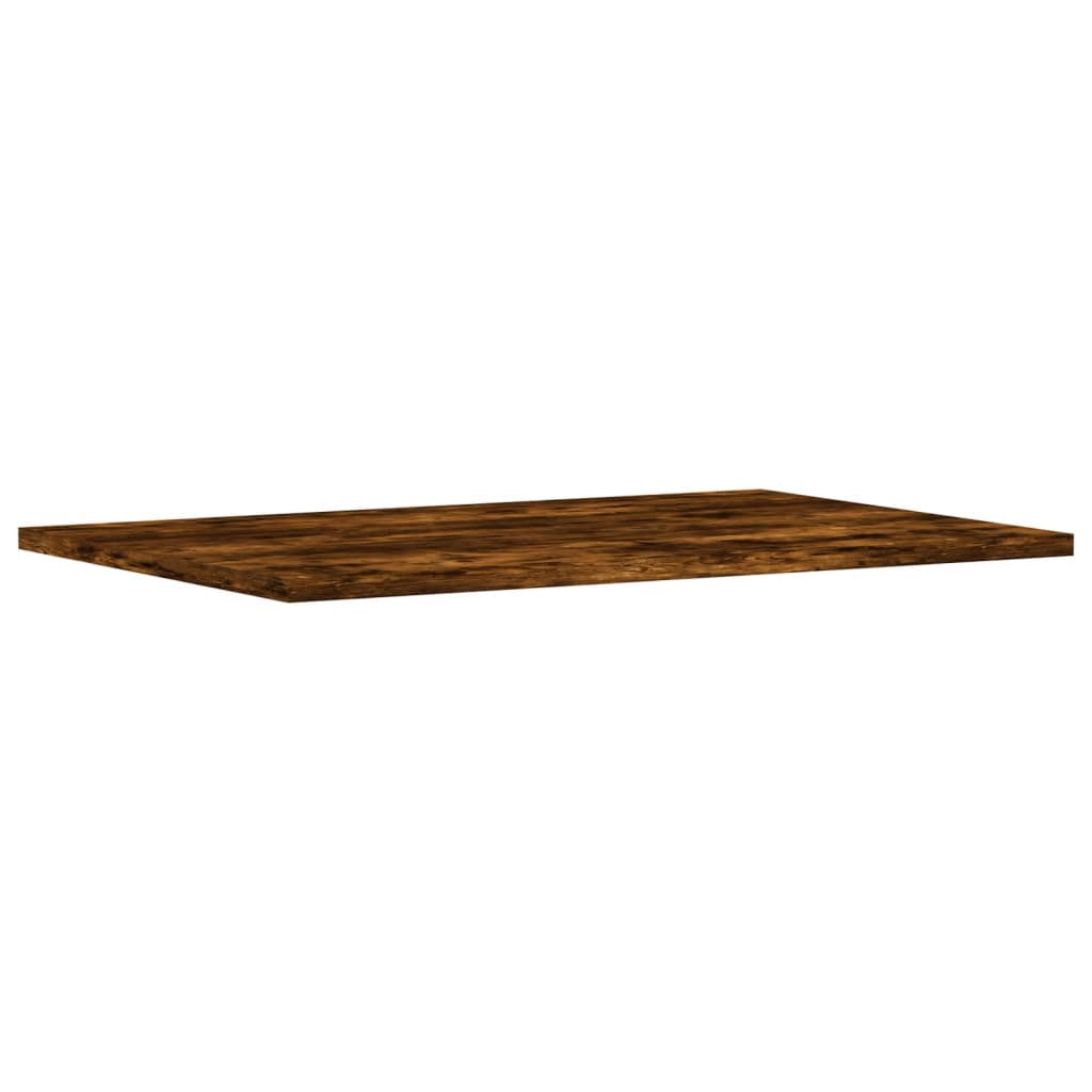 vidaXL Vägghyllor 4 st rökfärgad ek 60x40x1,5 cm konstruerat trä