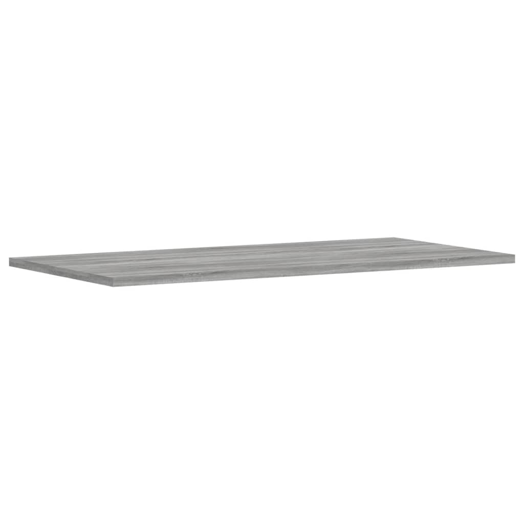 vidaXL Vägghyllor 4 st grå sonoma 80x40x1,5 cm konstruerat trä