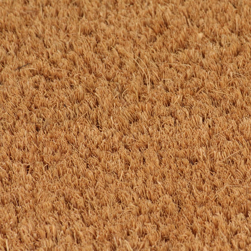 vidaXL Dörrmatta naturlig 80x100 cm tuftad kokos