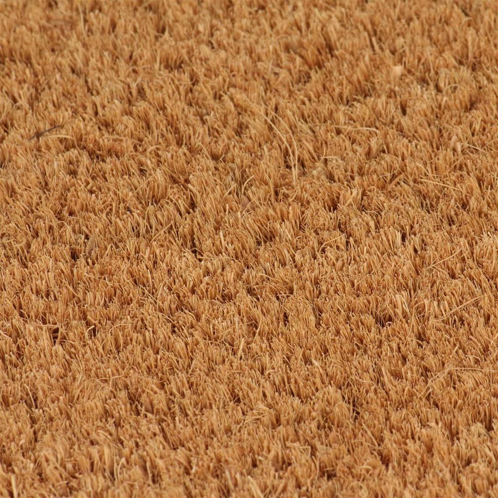 vidaXL Dörrmatta naturlig 100x200 cm tuftad kokos