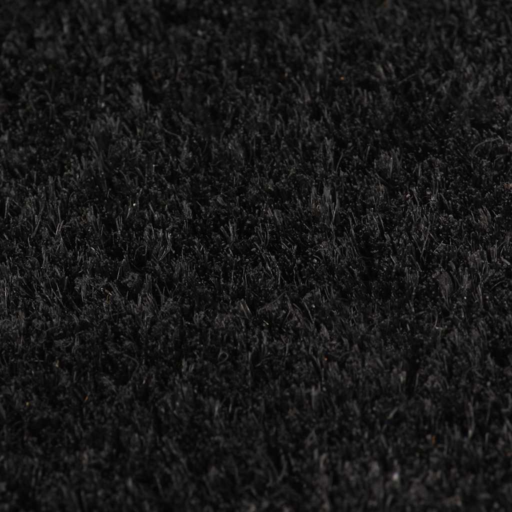 vidaXL Dörrmattor 5 st svart 40x60 cm tuftad kokos