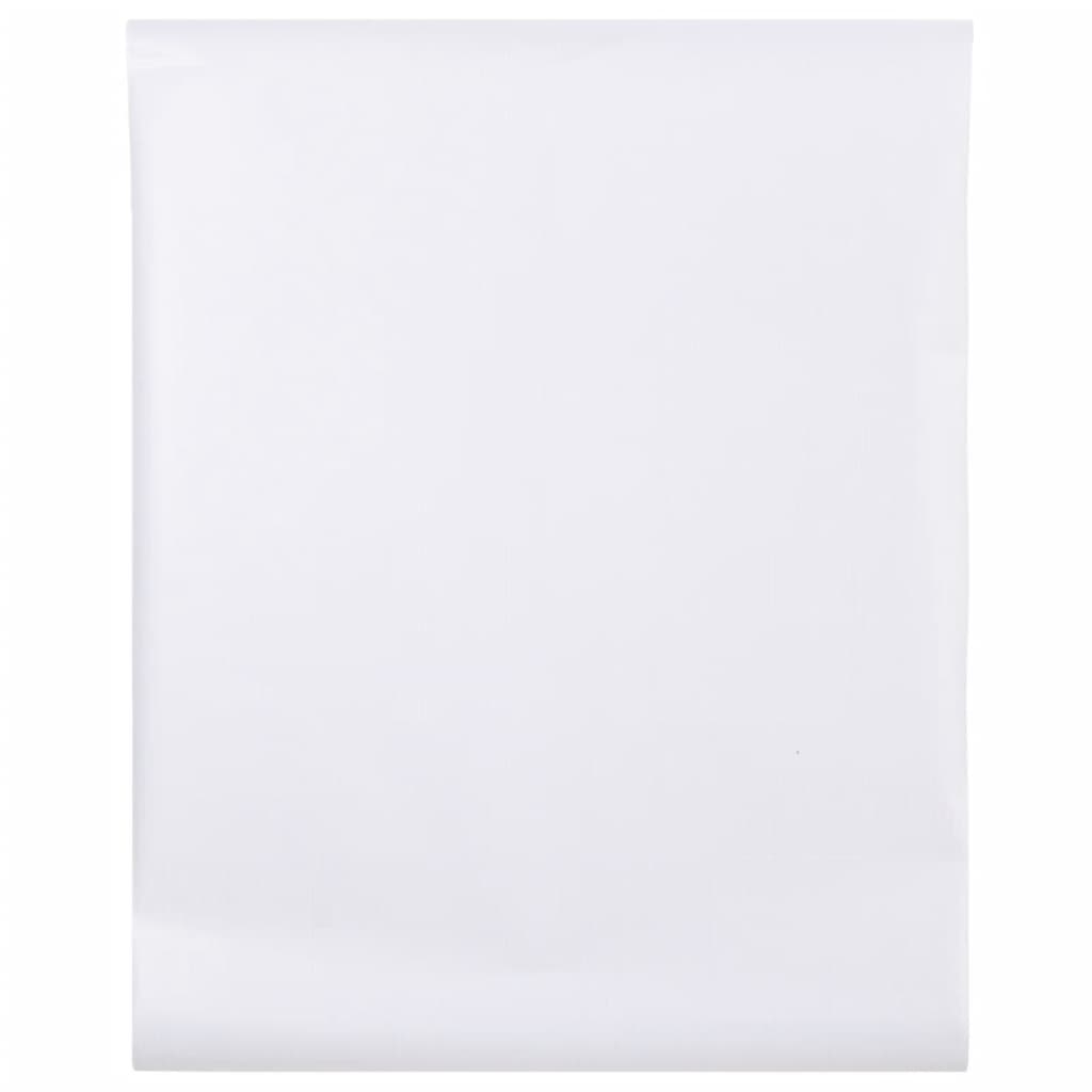 vidaXL Fönsterfilm frostad vit 60x1000 cm PVC