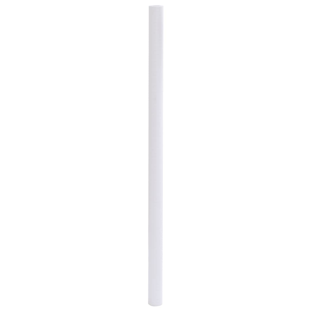 vidaXL Fönsterfilm frostad vit 60x1000 cm PVC