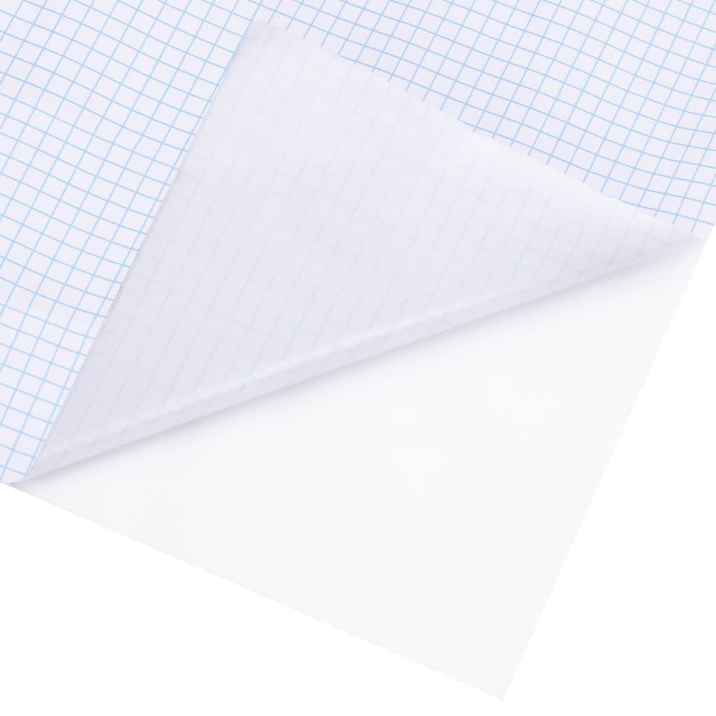 vidaXL Fönsterfilm frostad vit 60x1000 cm PVC
