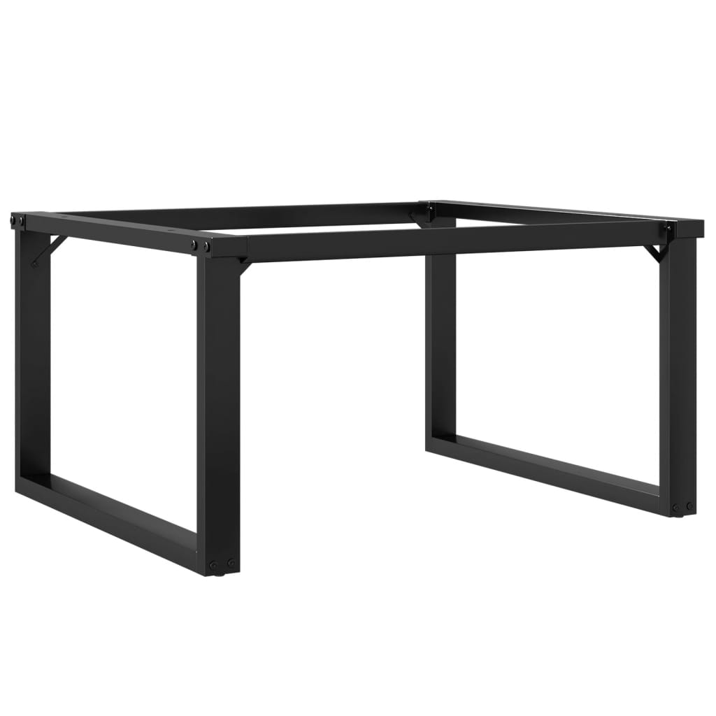 vidaXL Bordsben för soffbord O-ram 80x70x43 cm stål