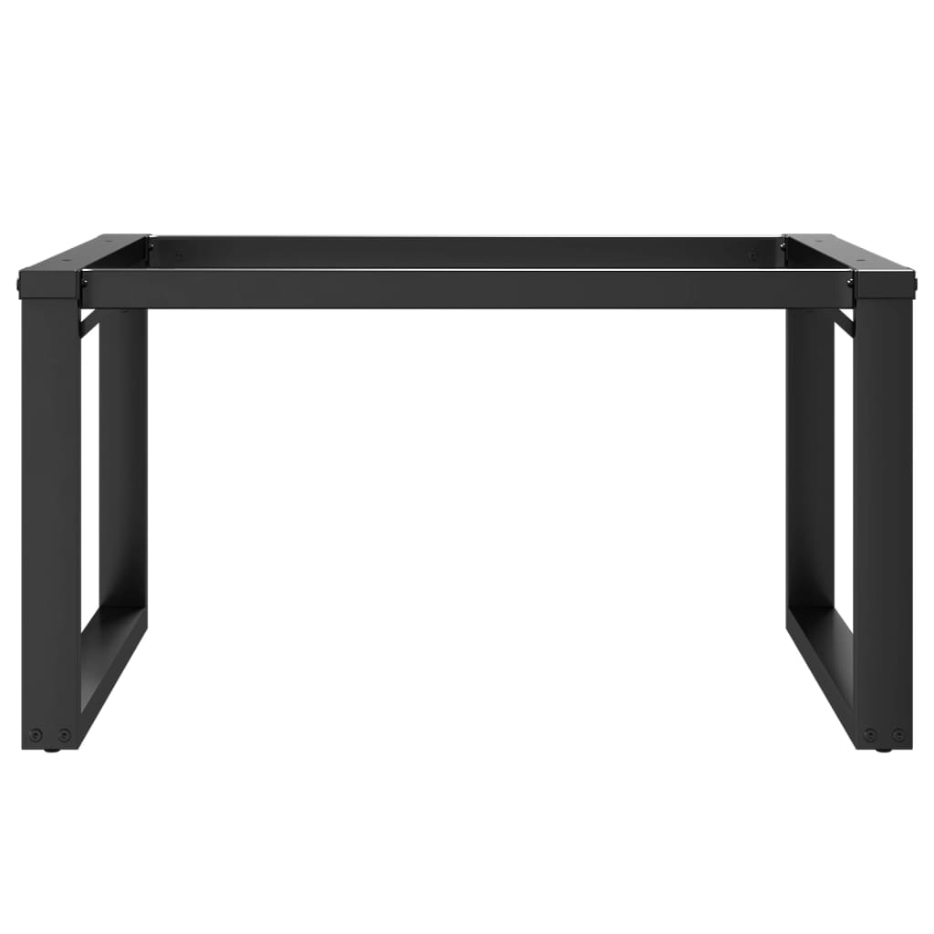 vidaXL Bordsben för soffbord O-ram 80x70x43 cm stål