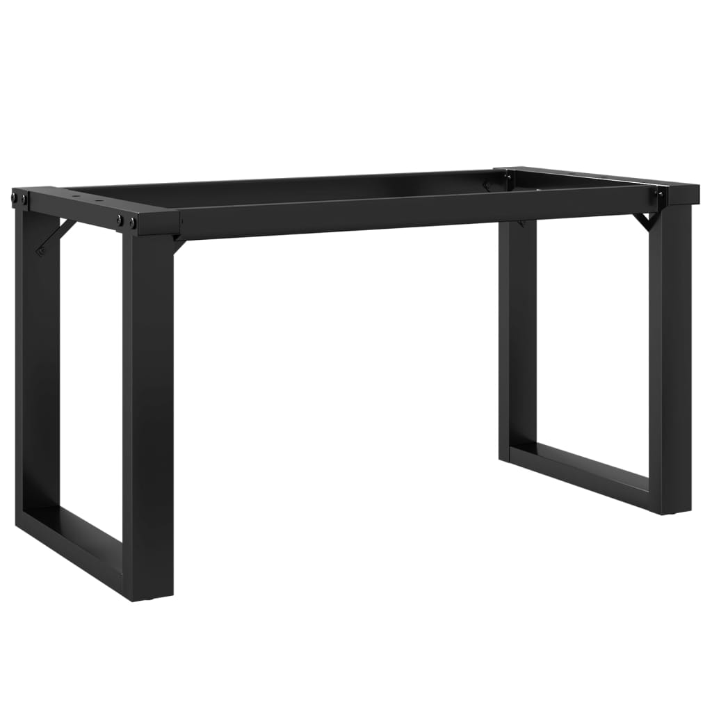 vidaXL Bordsben för soffbord O-ram 80x40x43 cm stål
