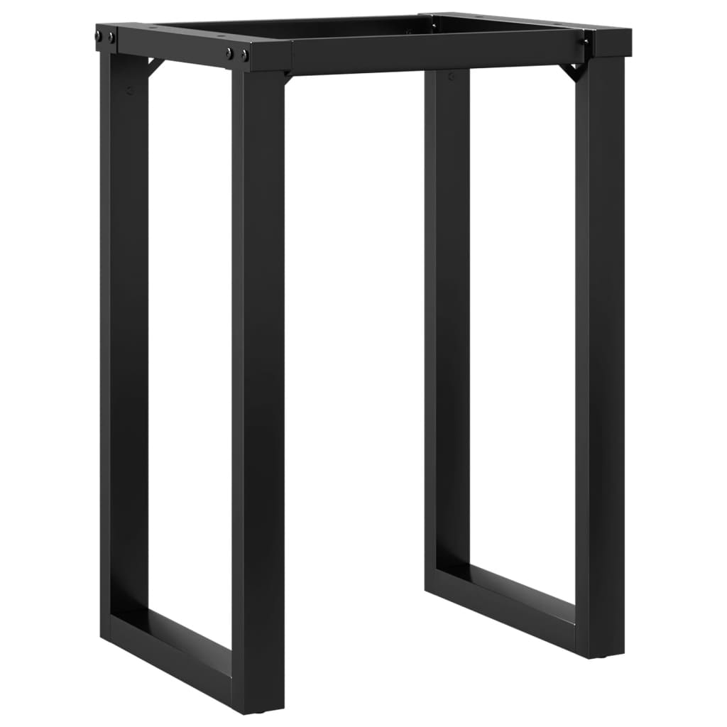 vidaXL Bordsben för matbord O-ram 60x50x73 cm stål