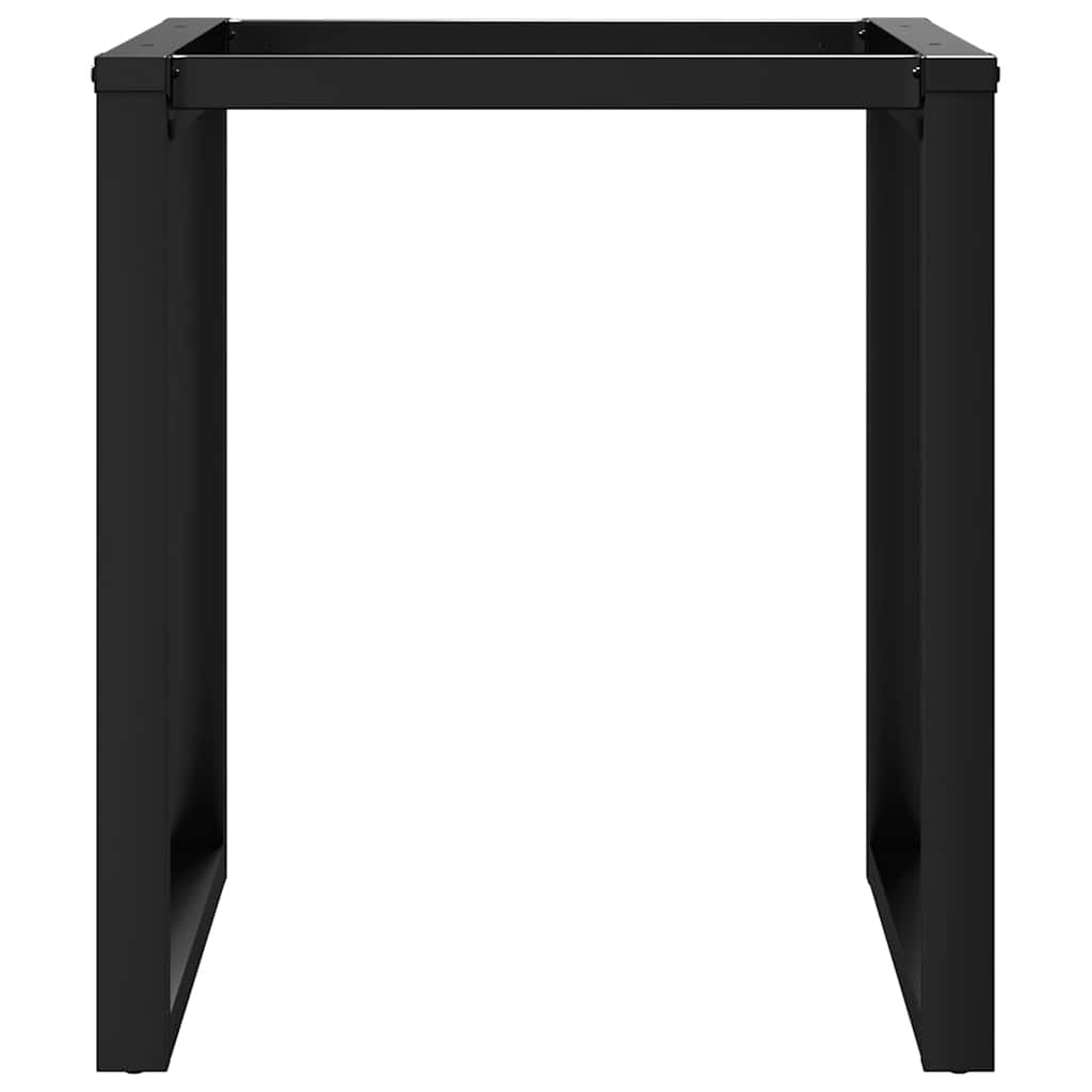 vidaXL Bordsben för matbord O-ram 60x60x73 cm stål