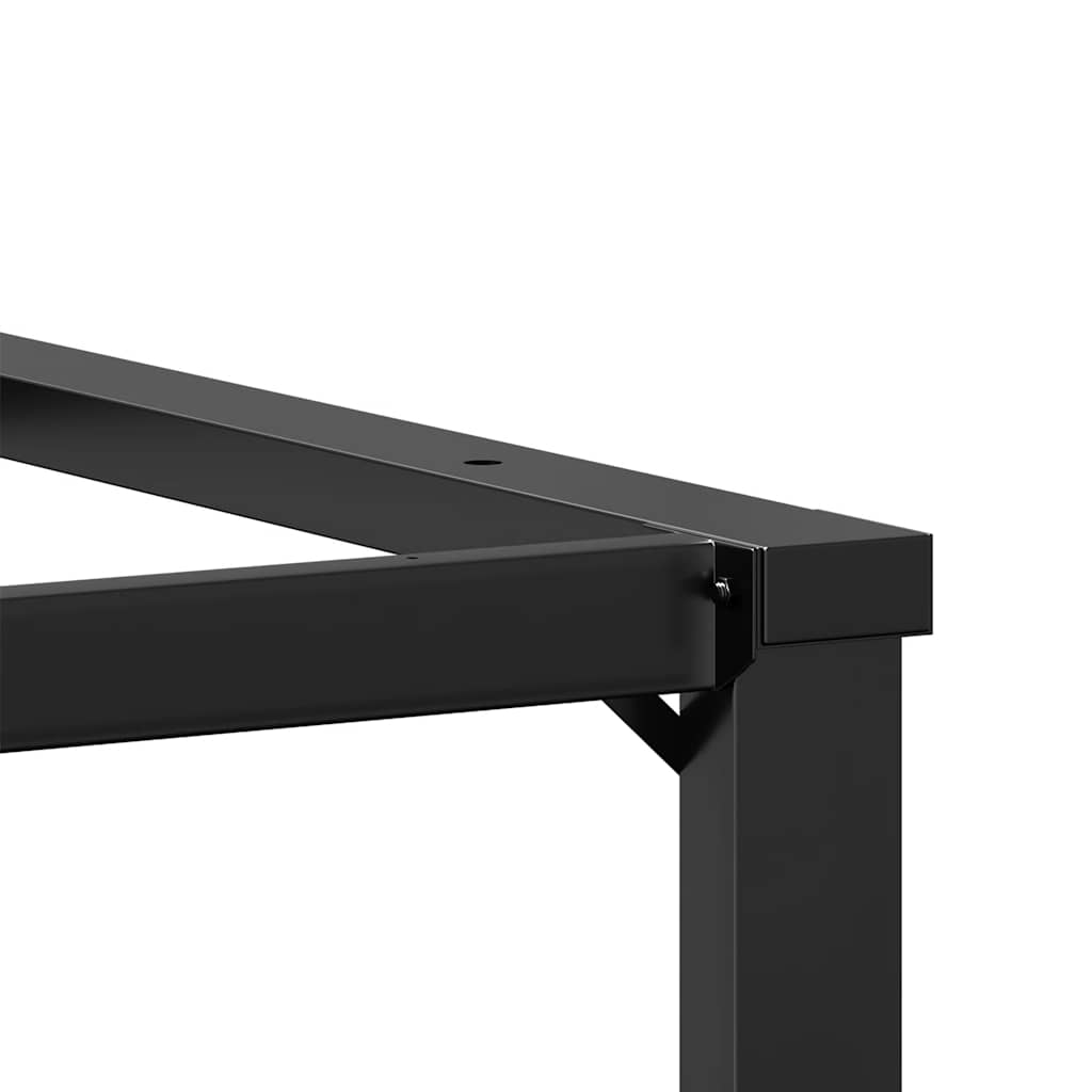 vidaXL Bordsben för matbord O-ram 60x60x73 cm stål