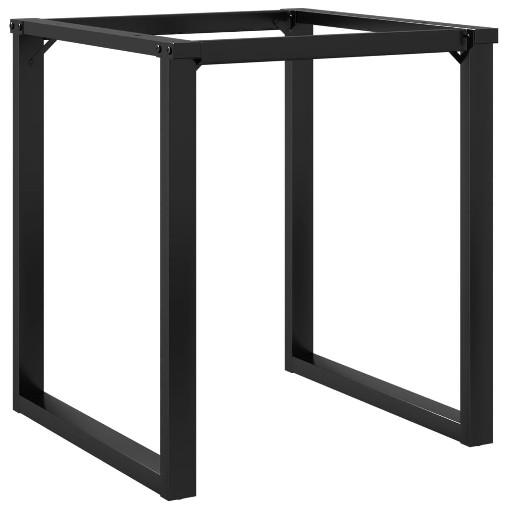 vidaXL Bordsben för matbord O-ram 70x70x73 cm stål
