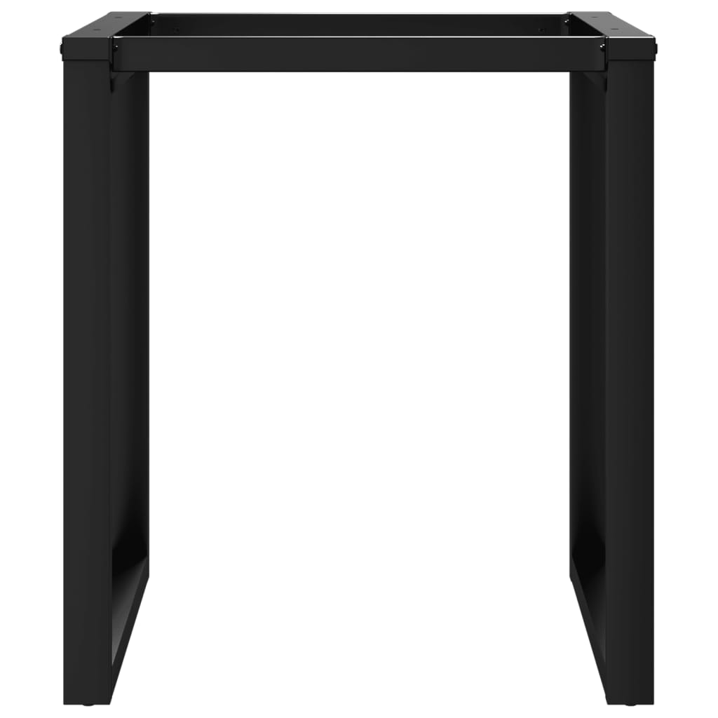 vidaXL Bordsben för matbord O-ram 70x70x73 cm stål