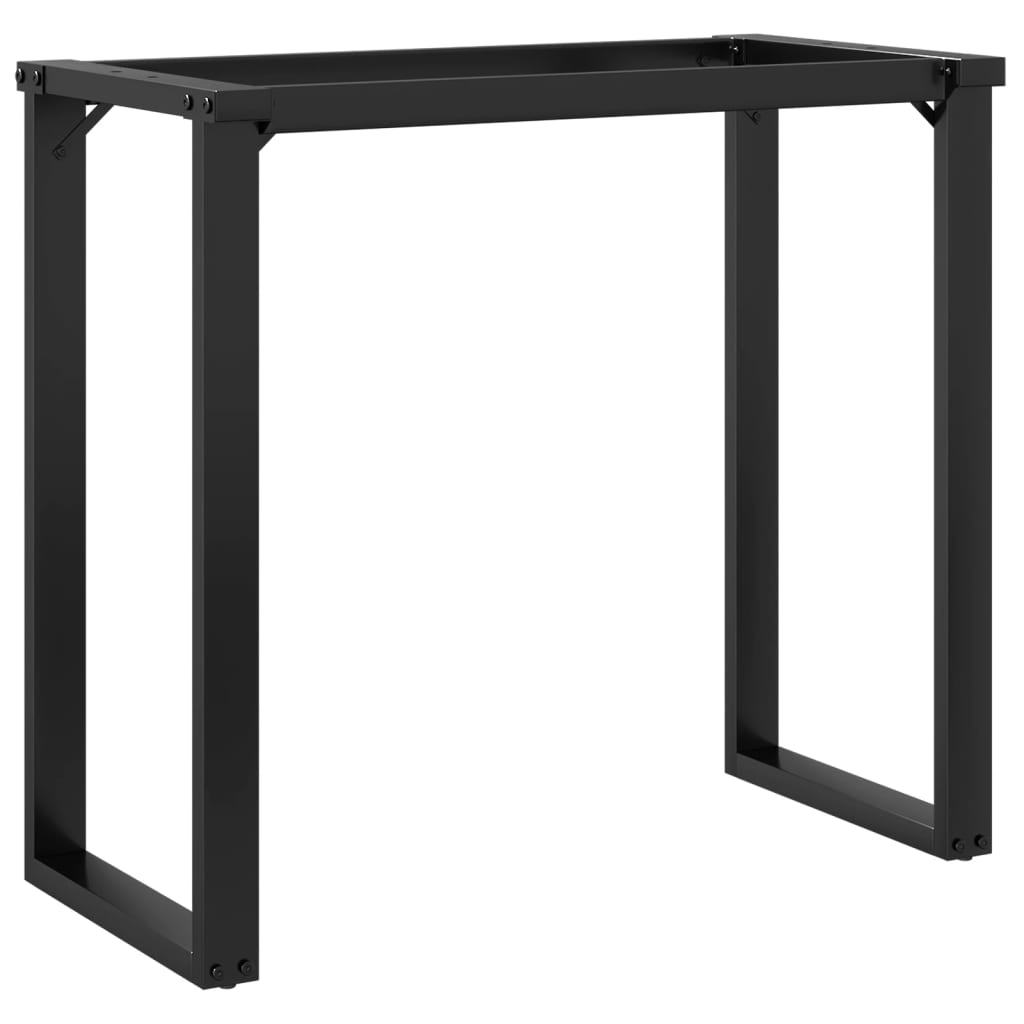vidaXL Bordsben för matbord O-ram 80x40x73 cm stål