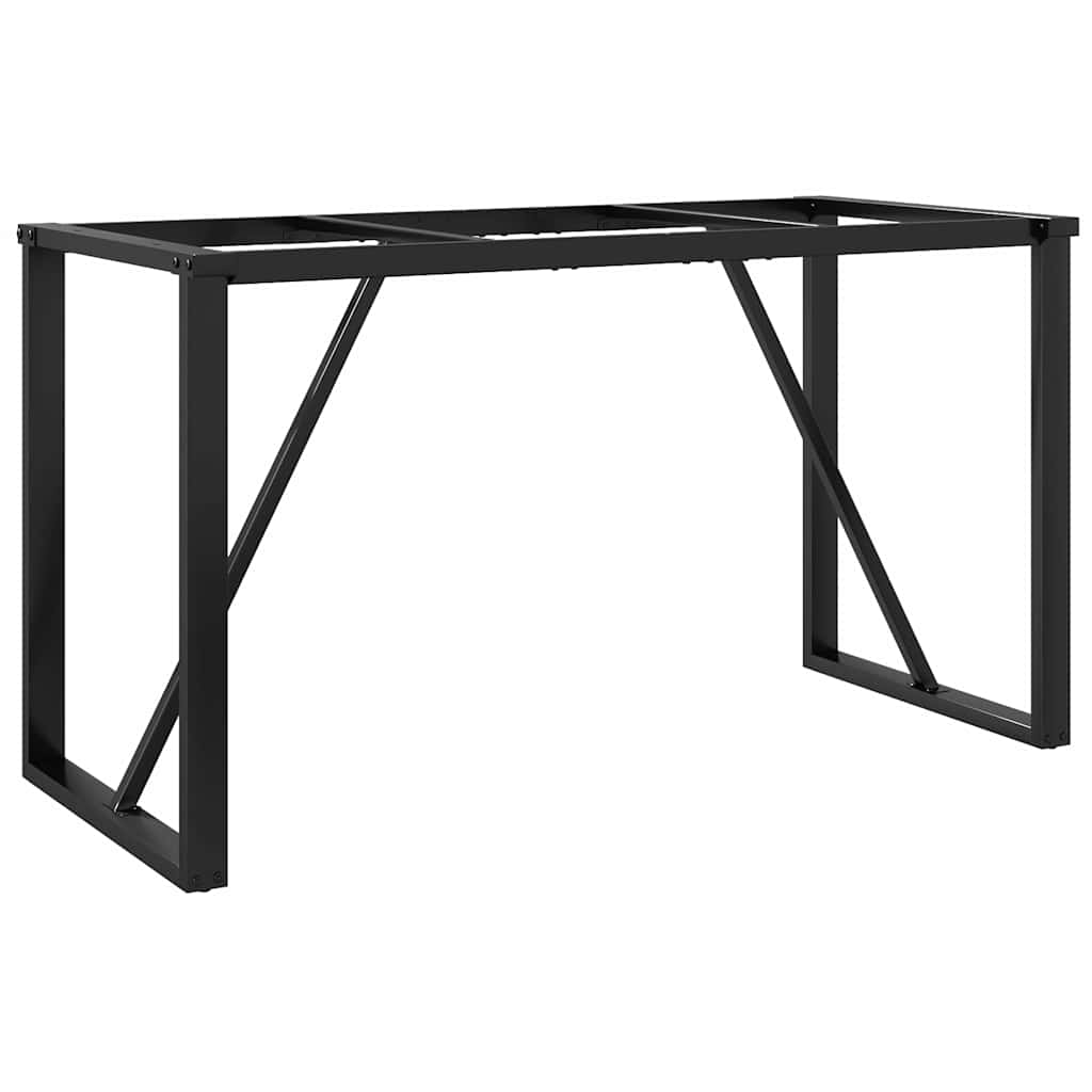 vidaXL Bordsben för matbord O-ram 120x60x73 cm stål