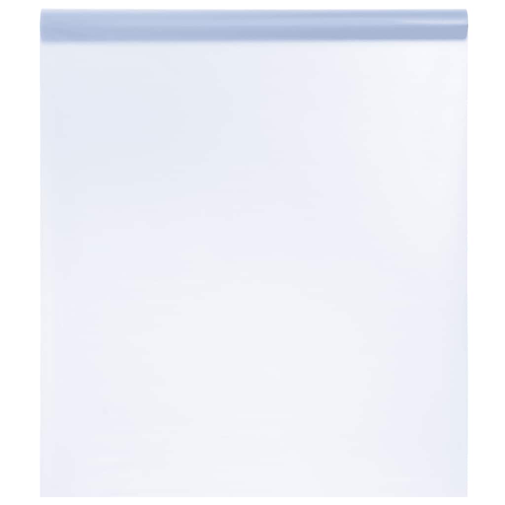 vidaXL Window Film Frostad grå 23.6 x 196.9 in PVC