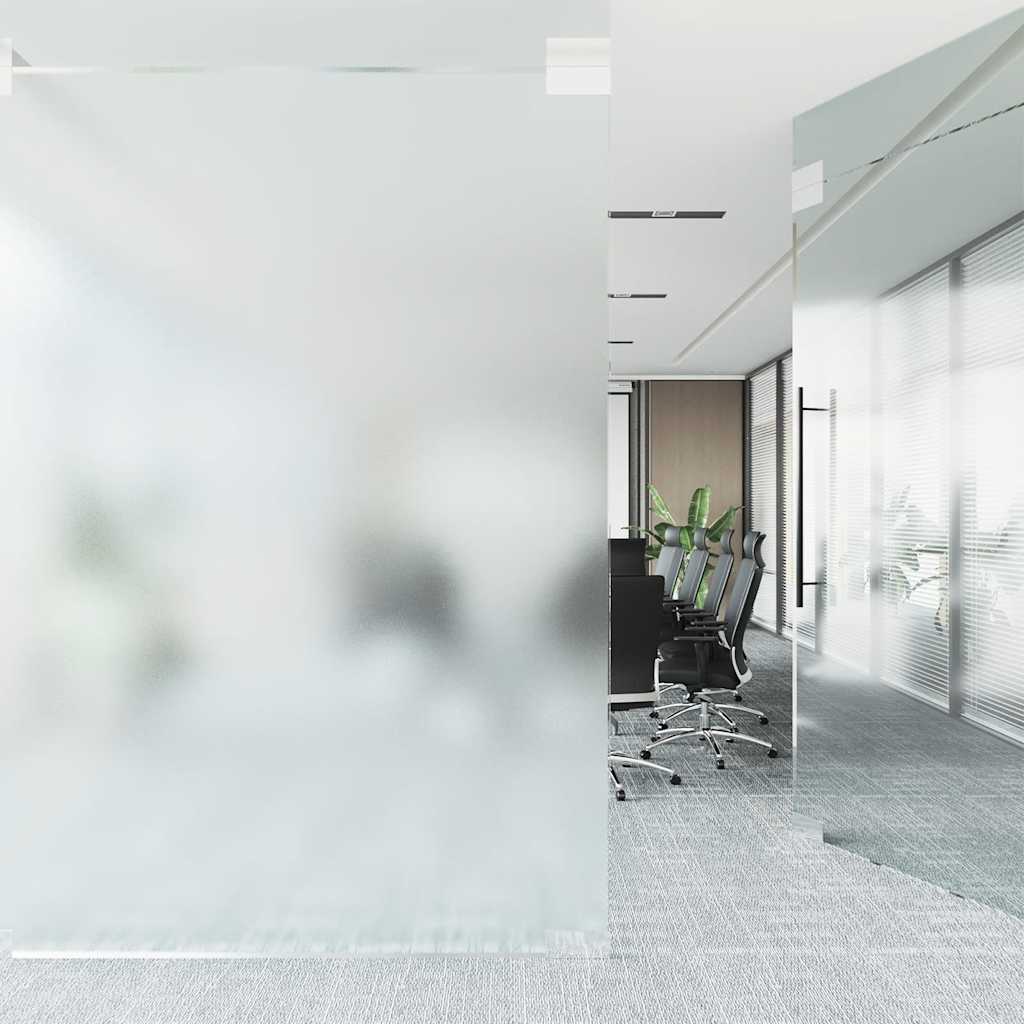 vidaXL Window Film Frostad grå 23.6 x 196.9 in PVC