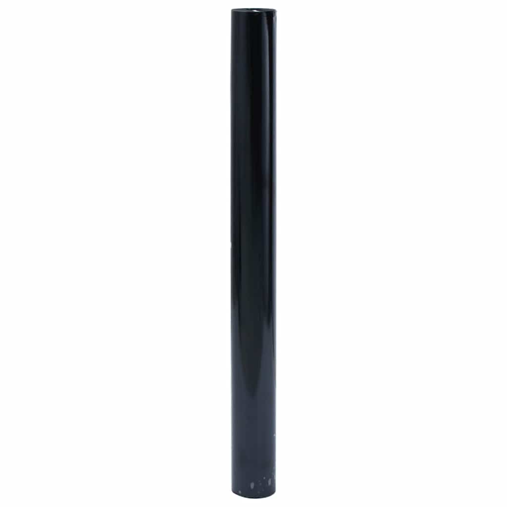 vidaXL Fönsterfilm statisk frostad frostad svart 60x2000 cm PVC