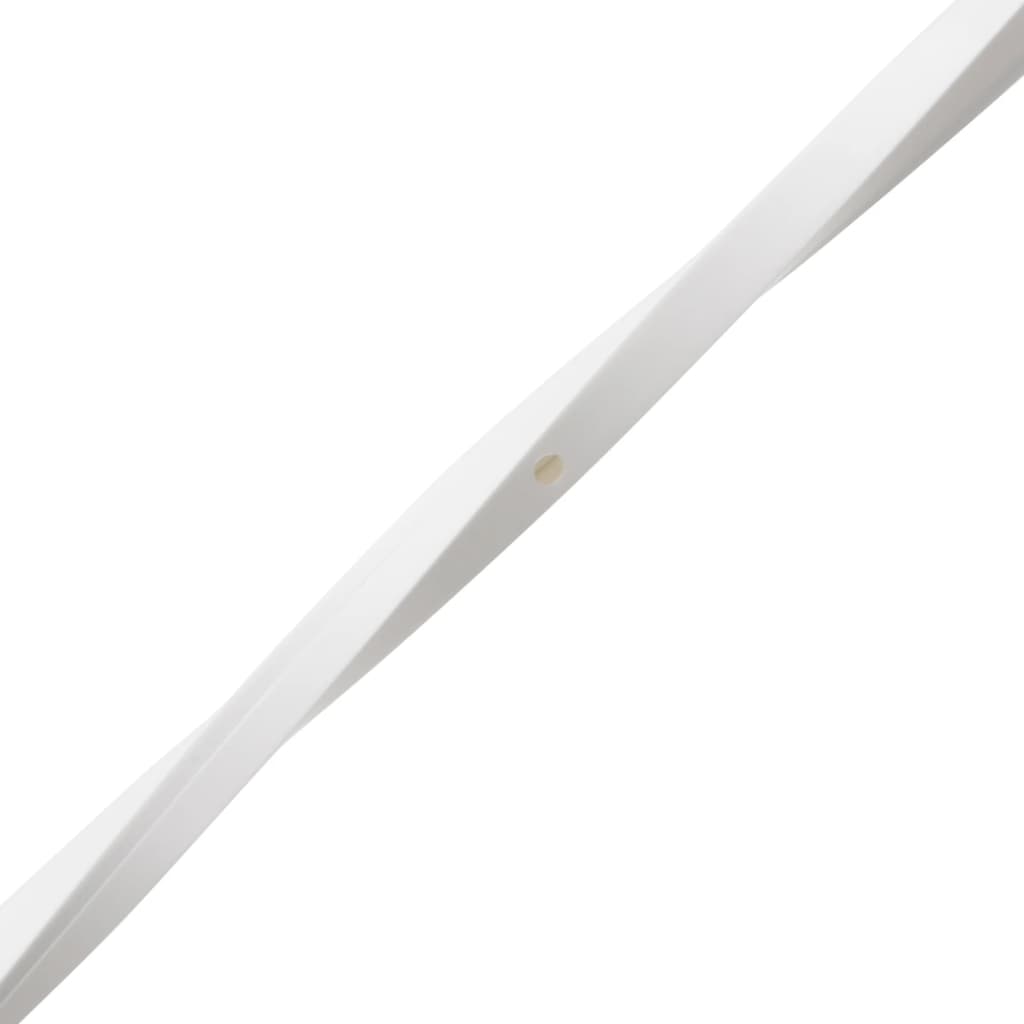 vidaXL Kabelkanal 20x10 mm 10 m PVC