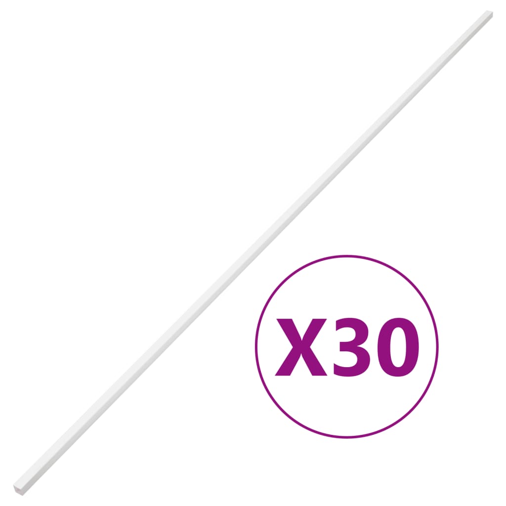 vidaXL Kabelkanal 30x20 mm 30 m PVC