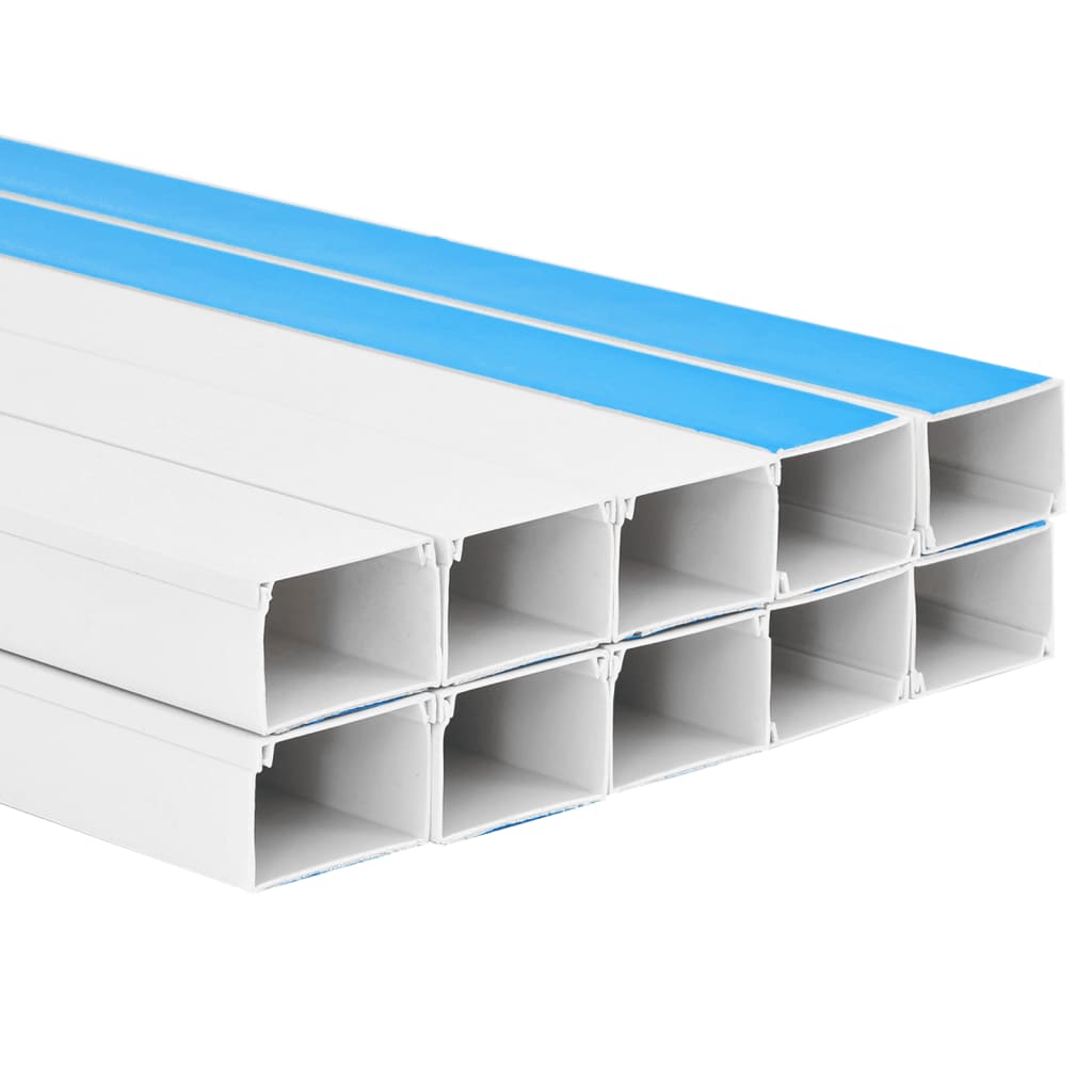 vidaXL Kabelkanal självhäftande 60x60 mm 10 m PVC