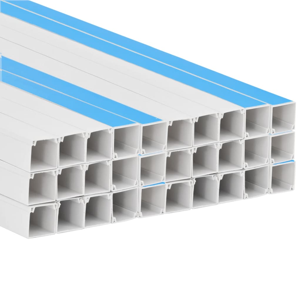 vidaXL Kabelkanal självhäftande 25x16 mm 30 m PVC