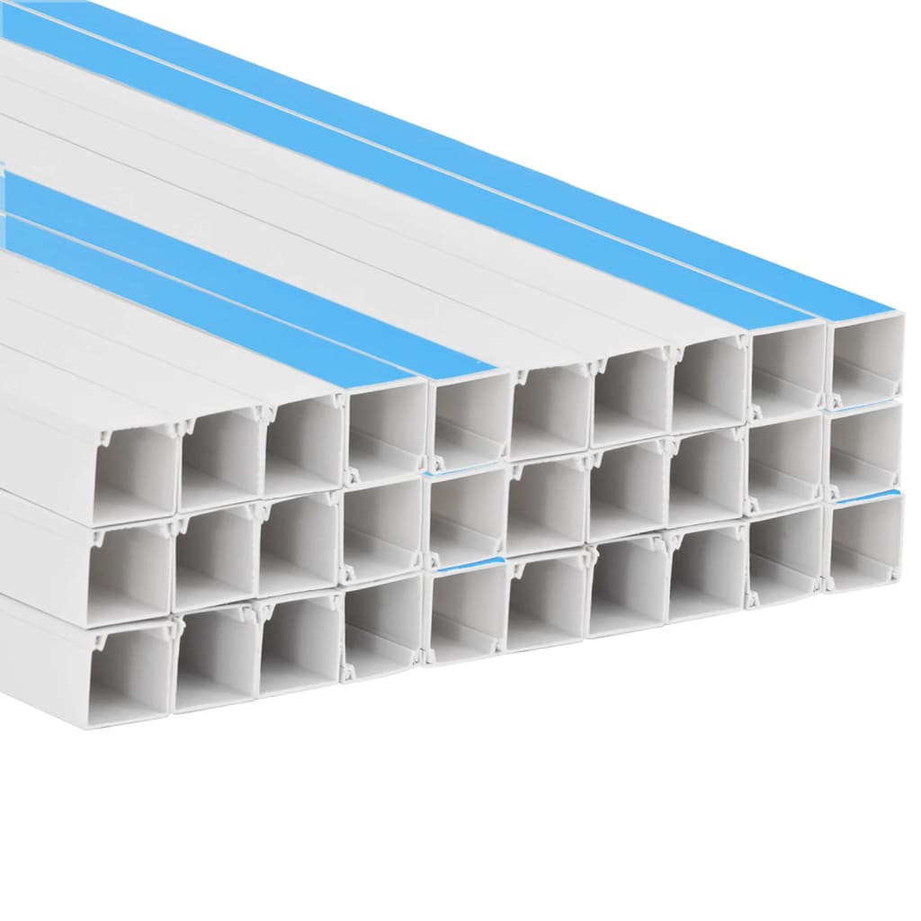 vidaXL Kabelkanal självhäftande 40x25 mm 30 m PVC