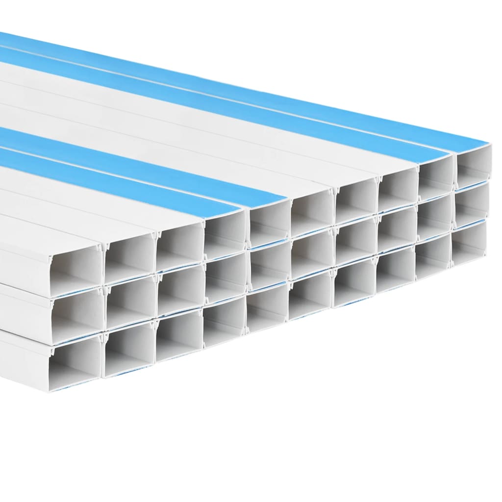 vidaXL Kabelkanal självhäftande 60x60 mm 30 m PVC