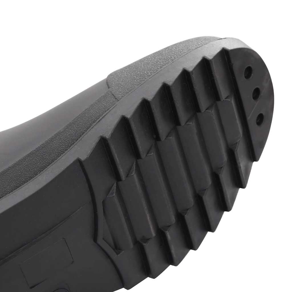 vidaXL Regnstövlar svart strl 45 PVC