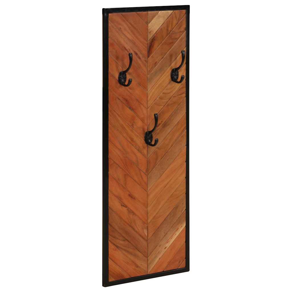 vidaXL Klädhängare 2 st 35x1x90 cm massivt trä akacia