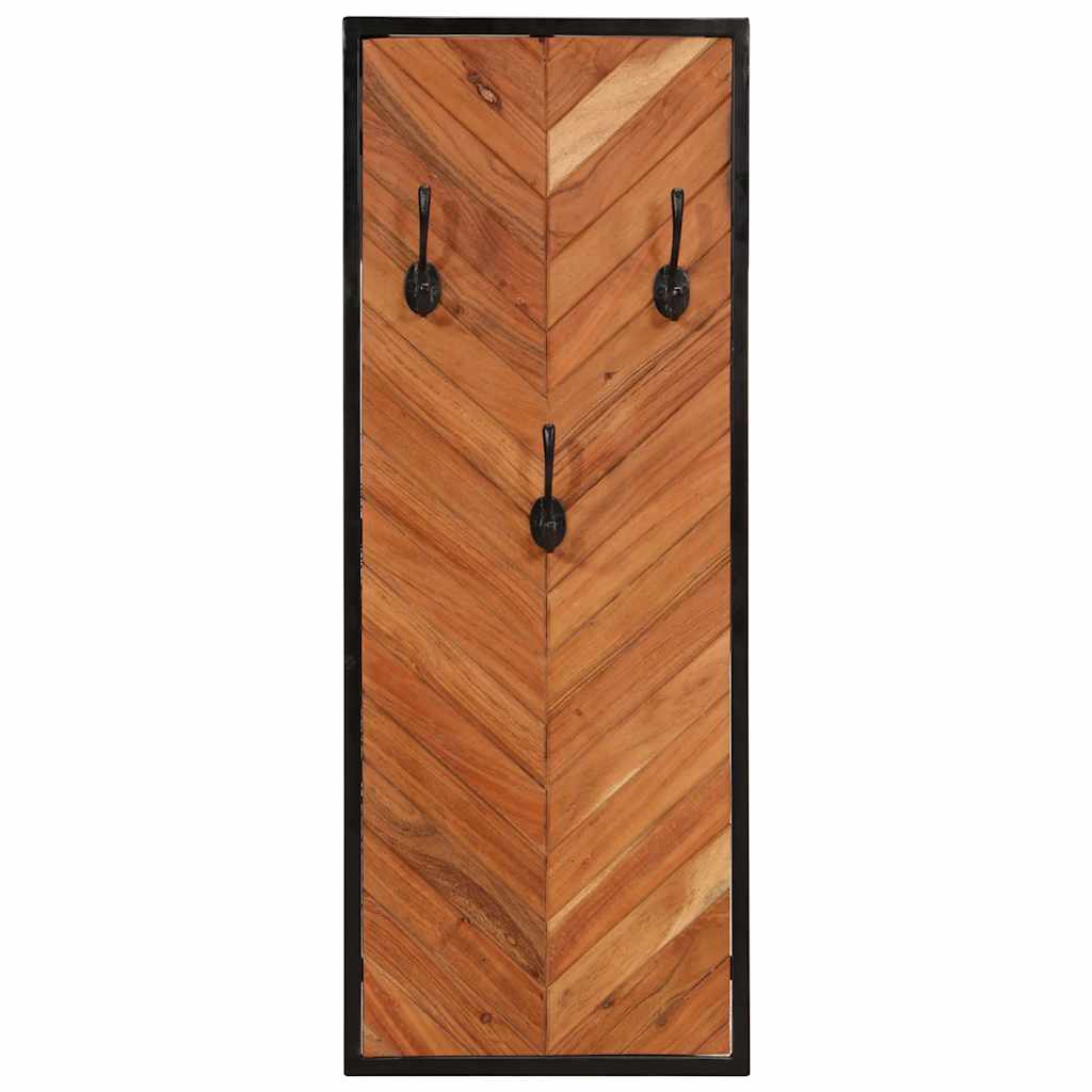 vidaXL Klädhängare 2 st 35x1x90 cm massivt trä akacia