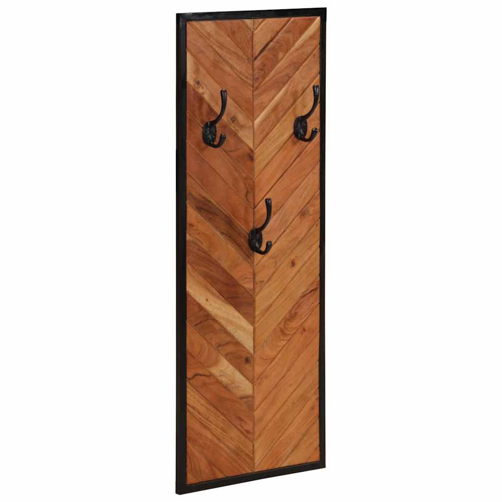 vidaXL Klädhängare 2 st 35x1x90 cm massivt trä akacia