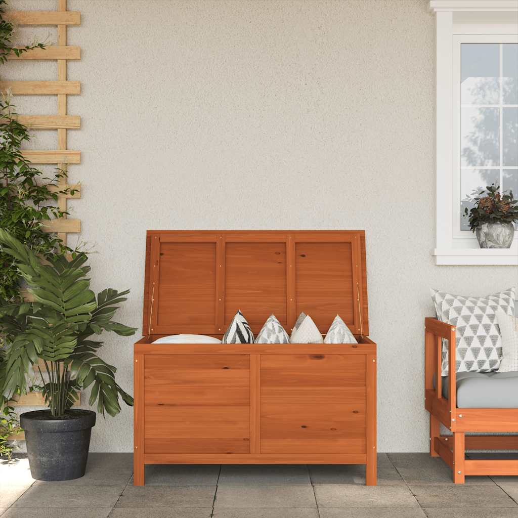 vidaXL Dynbox 99x49,5x58,5 cm massivt granträ