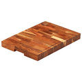 vidaXL Skärbräda 42x30x4 cm massivt akaciaträ