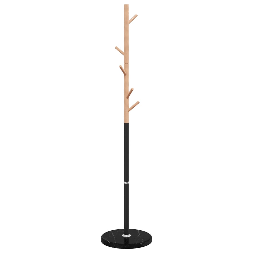 vidaXL Klädställning svart 172 cm pulverlackerat järn