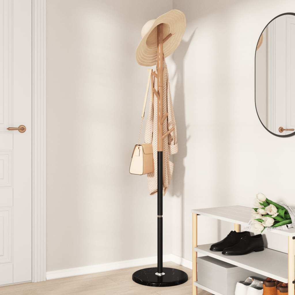 vidaXL Klädställning svart 172 cm pulverlackerat järn