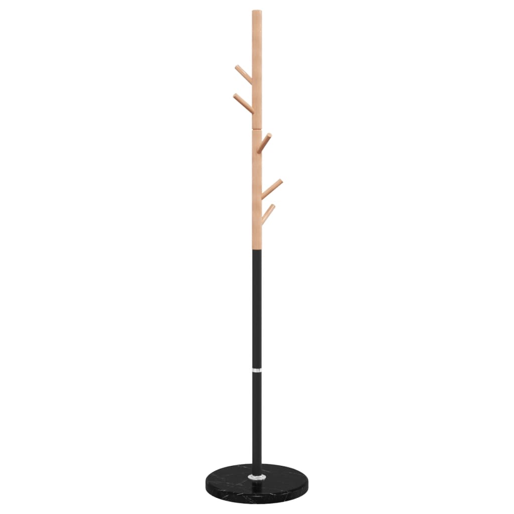 vidaXL Klädställning svart 172 cm pulverlackerat järn