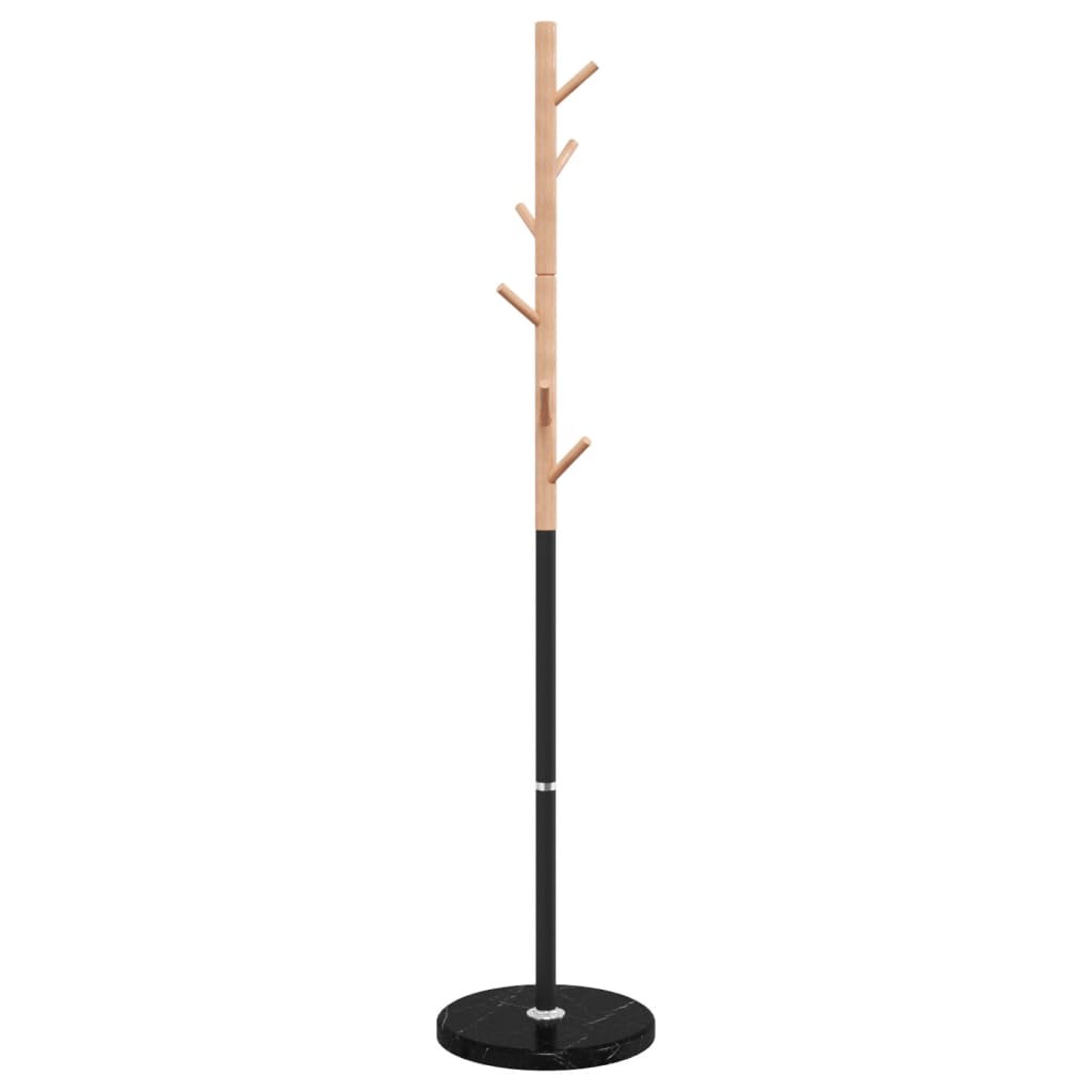 vidaXL Klädställning svart 172 cm pulverlackerat järn