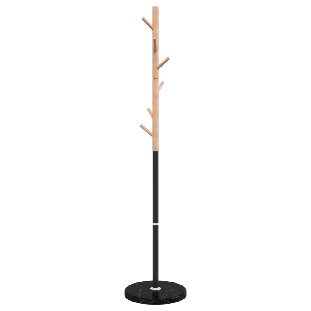 vidaXL Klädställning svart 172 cm pulverlackerat järn