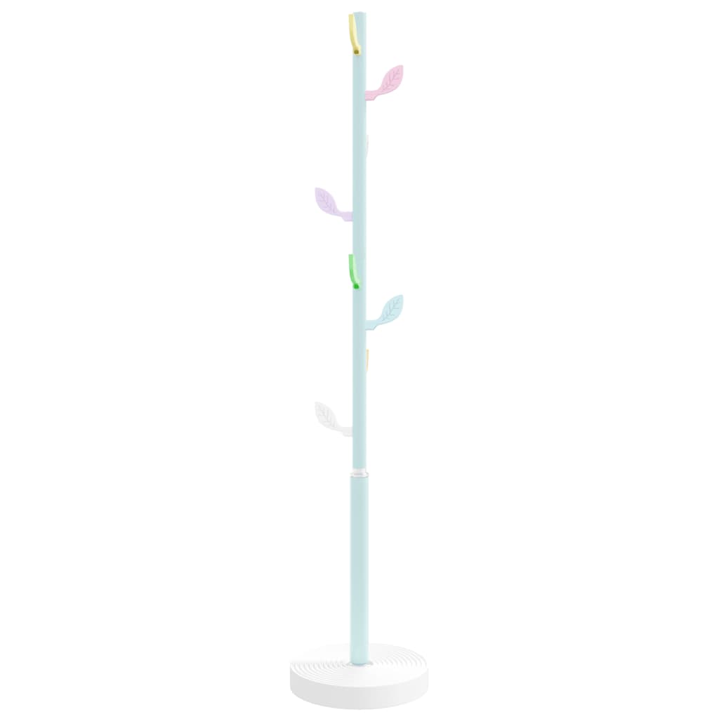 vidaXL Klädhängare blå 172 cm pulverlackerat järn