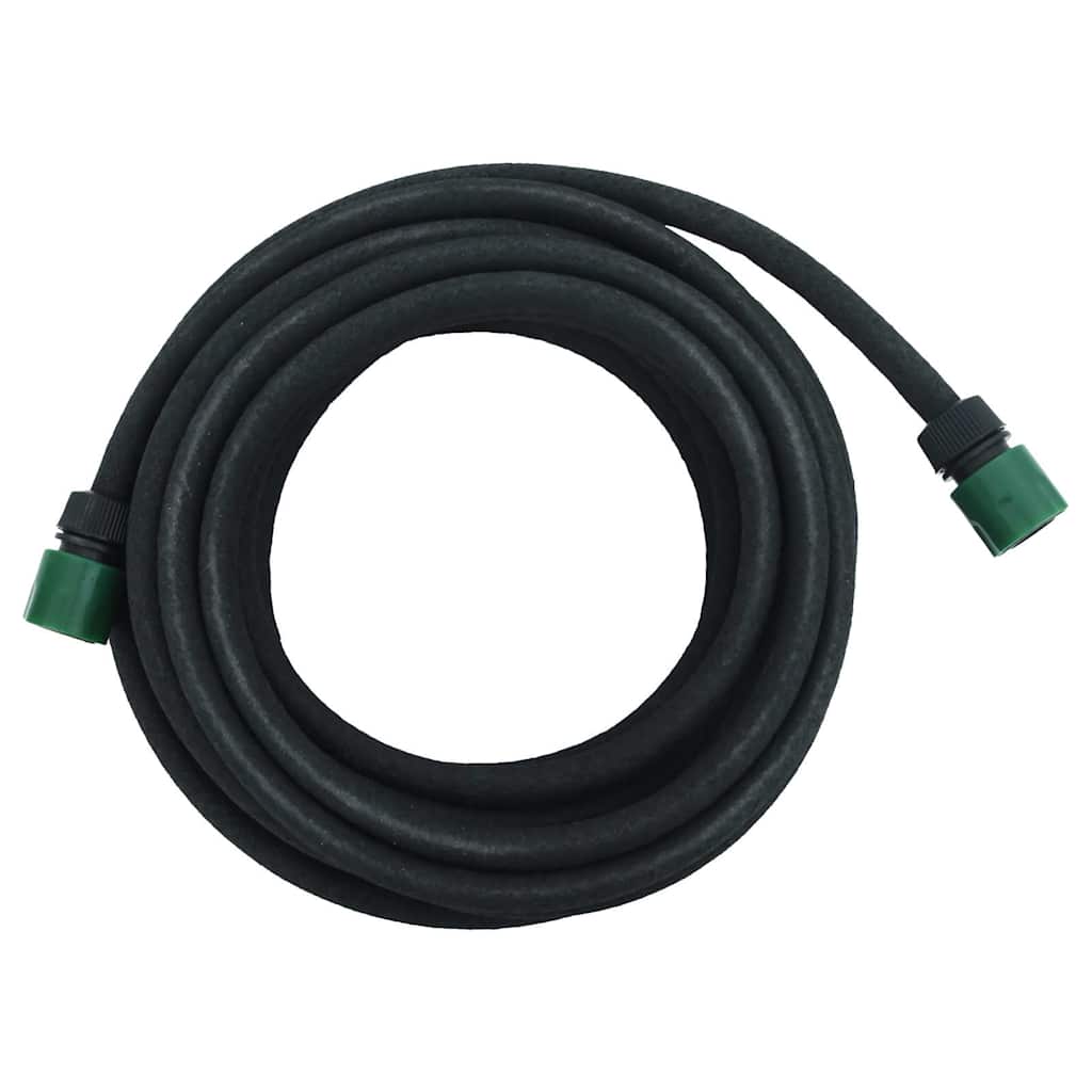 vidaXL Fuktslang svart 0,6" 10 m gummi