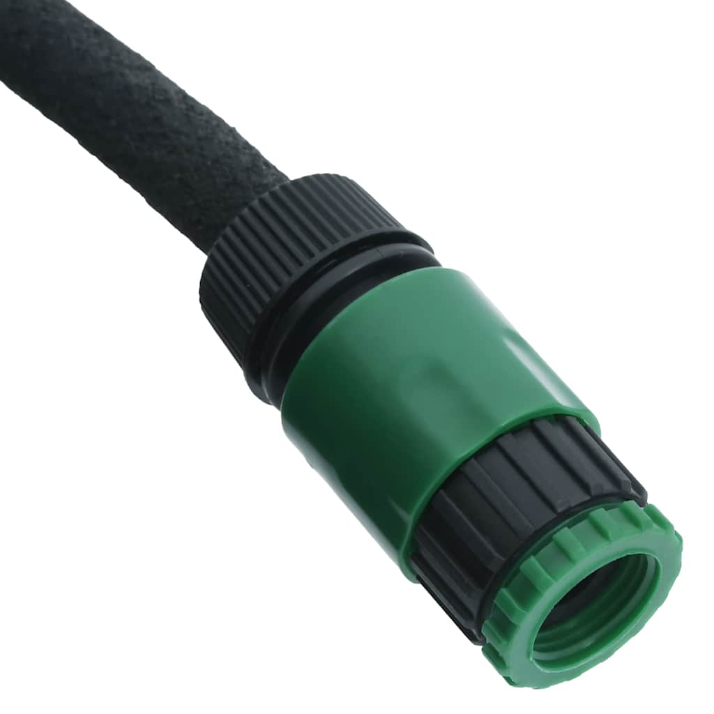 vidaXL Fuktslang svart 0,6" 10 m gummi