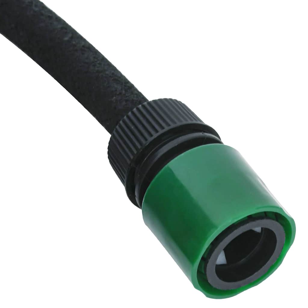 vidaXL Fuktslang svart 0,6" 10 m gummi