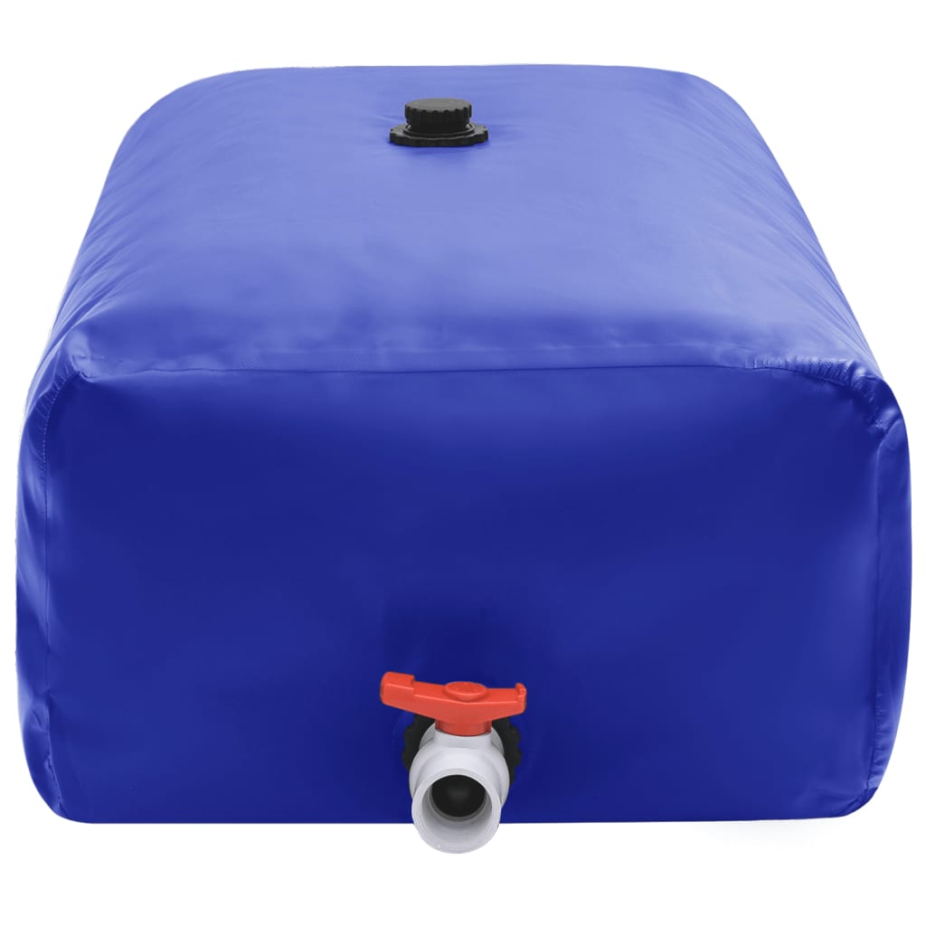 vidaXL Vattentank med kran vikbar 100 L PVC