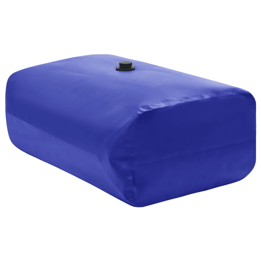 vidaXL Vattentank med kran vikbar 1500 L PVC