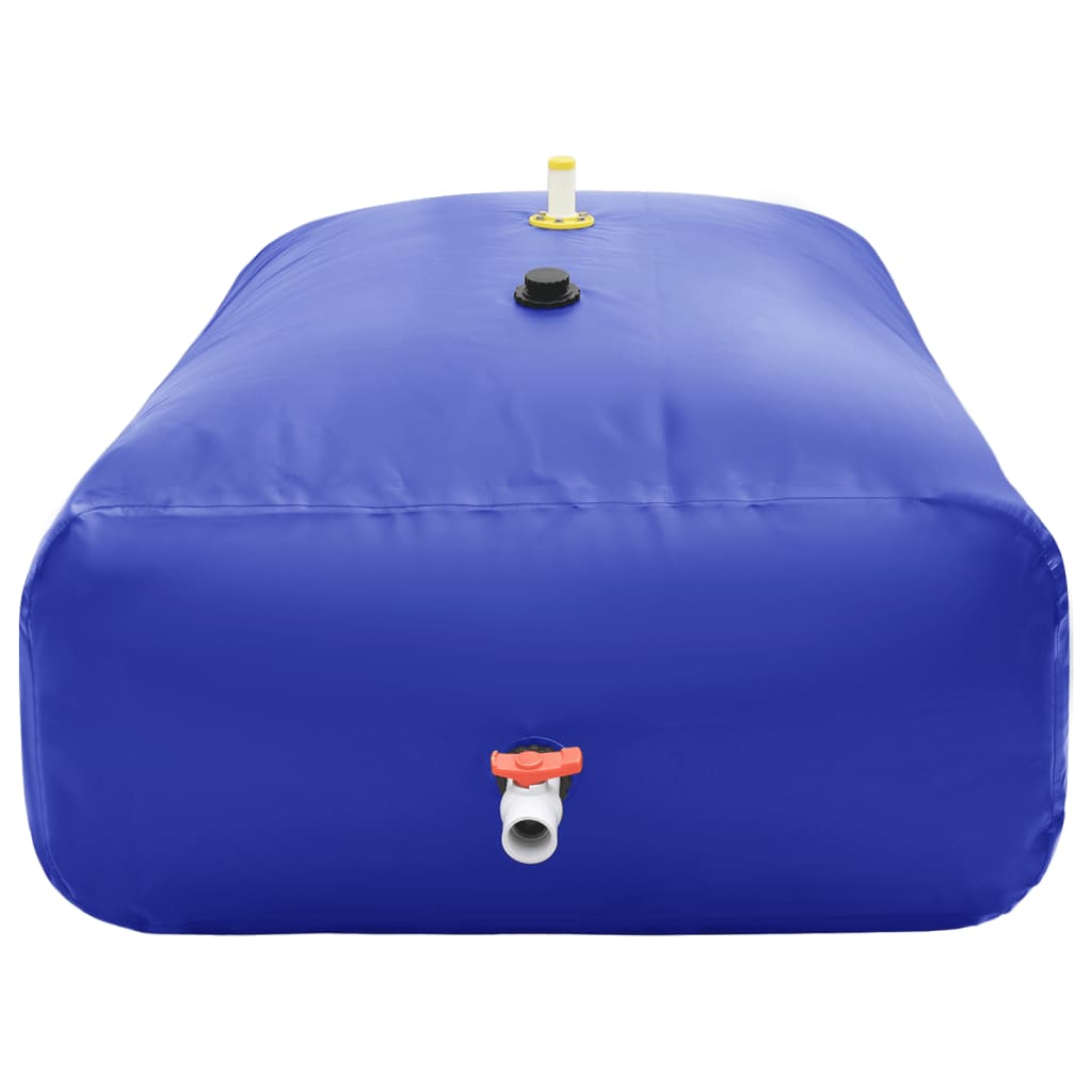 vidaXL Vattentank med kran vikbar 2100 L PVC