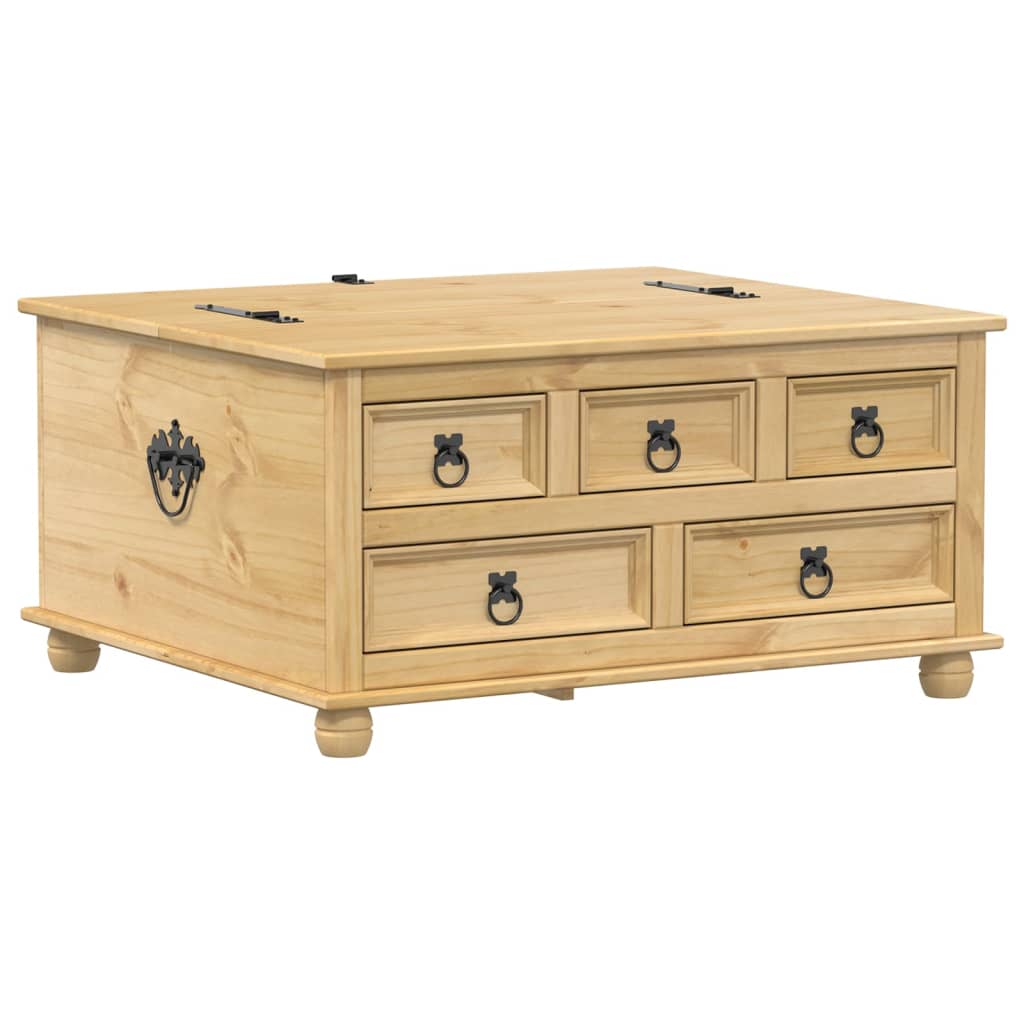 vidaXL Storage Box CORONA Honey Large