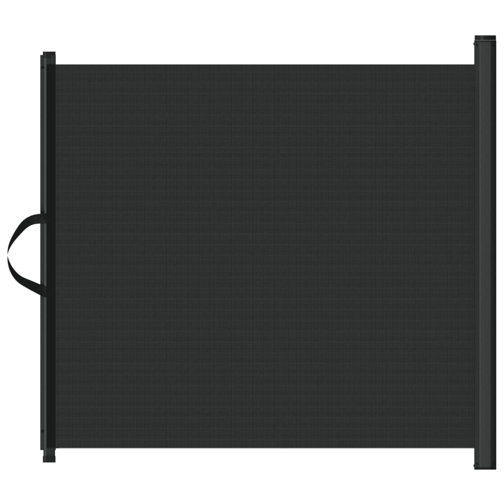 vidaXL Infällbar husdjursgrind svart 117,5x125 cm